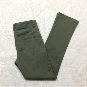 ALL JEANS DISCOUNTED!- THEORY $285 Slim Straight Olive Green Jeans 2
